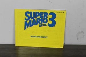 Super Mario Bros 3 1990 Nintendo NES Manual Instruction Booklet Only - Bild 1 von 2