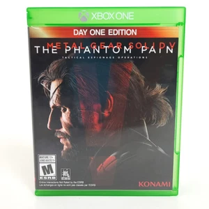 Metal Gear Solid: The Phantom Pain Day One Ed. (Xbox One, 2015) w/ Map - Tested - Picture 1 of 6