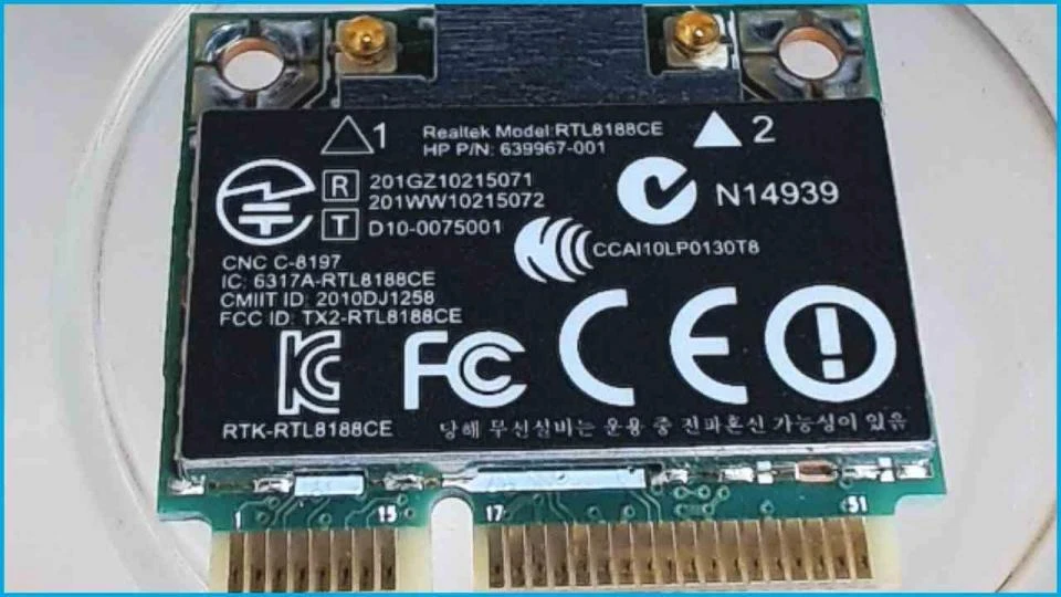 Wlan W-Lan WiFi Karte Board Modul Platine HP Pavilion G7 g7-1346sg - Bild 1 von 1