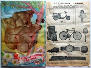 ALBUM FIGURINE DI ANIMALI TUTTO IL MONDO ASTRA LAMPO 1951 COMPLETO + CARTOLINA - Picture 1 of 12