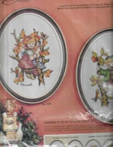 VTG!! NIP!!! NEEDLECRAFT KIT HUMMEL APPLE TREE GIRL - Picture 1 of 2