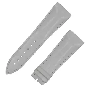 Franck Muller White Alligator Leather 27-22mm Buckle Band - Picture 1 of 2