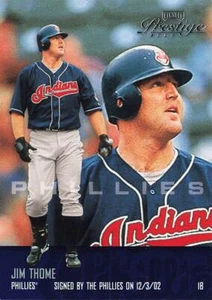 2003 Playoff Prestige #158 Jim Thome - Picture 1 of 2