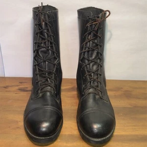 SURPLUS NOS Vtg 1983 ANSI Z41.1-1967/75 Steel Cap Toe Military Army Boots Sz10.5 - Picture 1 of 17
