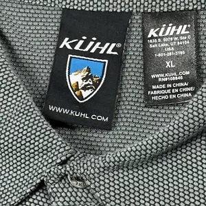 Kuhl Polo Shirt Mens XL Short Sleeve Button Flap Pockets Lightweight Breathable - Picture 1 of 12
