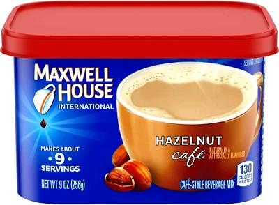Maxwell House International Hazelnut Café 9 oz ~ 04/07/2026 Foto 1 de 4