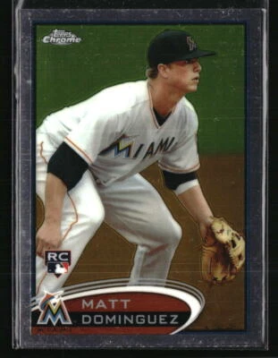 Matt Dominguez 2012 Topps Chrome #159 Baseball Card - Image 1 of 2