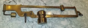 1880 HOWE Brass Scale 21" Antique - Picture 1 of 10