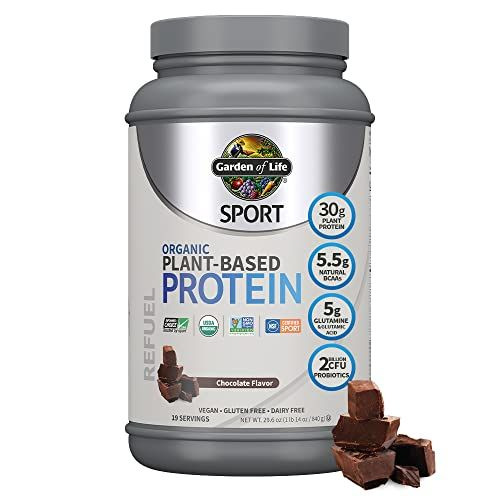 Garden of Life Organic Vegan Sport Protein Powder, 19 Servings (Pack 1) 