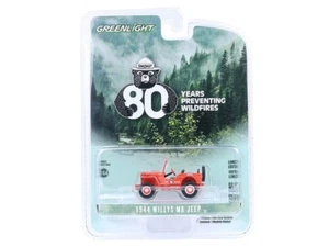 1944 WILLYS MB JEEP "SMOKEY BEAR ANNIVERSARY" 1/64 DIECAST BY GREENLIGHT 28160 A - Picture 1 of 7