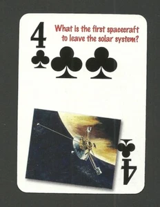 Voyager 1 First Spacecraft to leave Solar System Neat Playing Card #2Y7 - Foto 1 di 1
