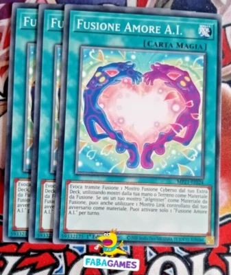 🇮🇹 YU GI OH 3x FUSIONE AMORE A.I. – MP21 IT024 COMUNE – ITA 🇮🇹 - Immagine 1 di 2