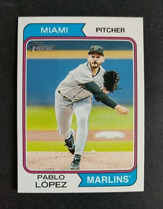 2023 Topps Heritage - Pablo Lopez - SP #411 - Picture 1 of 2