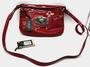 FURLA New with defect Red Patent Leather Crossbody Womens Bag Small - Picture 1 of 22