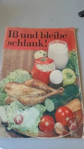 Iß und bleibe schlank, Rezeptheft DDR 1972 -Verlag für die Frau -Leipzig - Bild 1 von 2