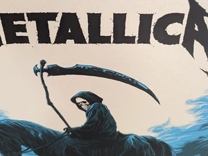 Metallica Cologne Germany 2017 Show Edition Ken Taylor Numbered Art Poster Print - Picture 1 of 3