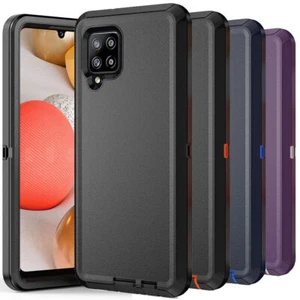 For Samsung Galaxy A42 5G Phone Case Shockproof Heavy Duty Rugged Defender Cover - Picture 1 of 22