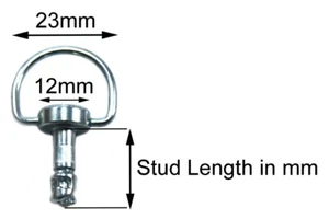 Sujetadores de carenado de motocicleta Dzus genuinos pernos de liberación rápida 6 mm x 15 mm - 35 mm - Imagen 1 de 9