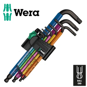 Wera 05073593001 950/9 Hex-Plus Multicolour 1 SB Multicolour L-Schlüsselsatz 9tlg - Bild 1 von 8