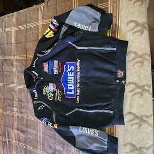 JH Design Mens Jacket 2XL 2 Extra Large Jimmie Johnson Lowes #48 NASCAR Lined