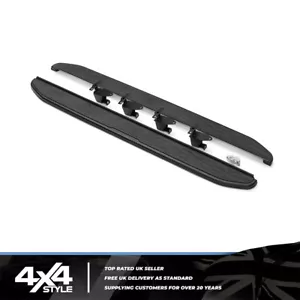 FOR RANGE ROVER EVOQUE L538 DYNAMIC STYLE SATIN BLACK SIDE STEP RUNNING BOARDS - Picture 1 of 8