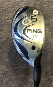 PING G5 19° Hybrid, RH, S-Flex ALDILA NV 85g Graphite Shaft, 9-10 VGC - Picture 1 of 12