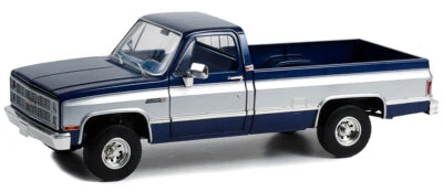 GREENLIGHT - Voiture de 1984 couleur bleu et grise - GMC K-2500 Sierra Grande... - Photo 1/2
