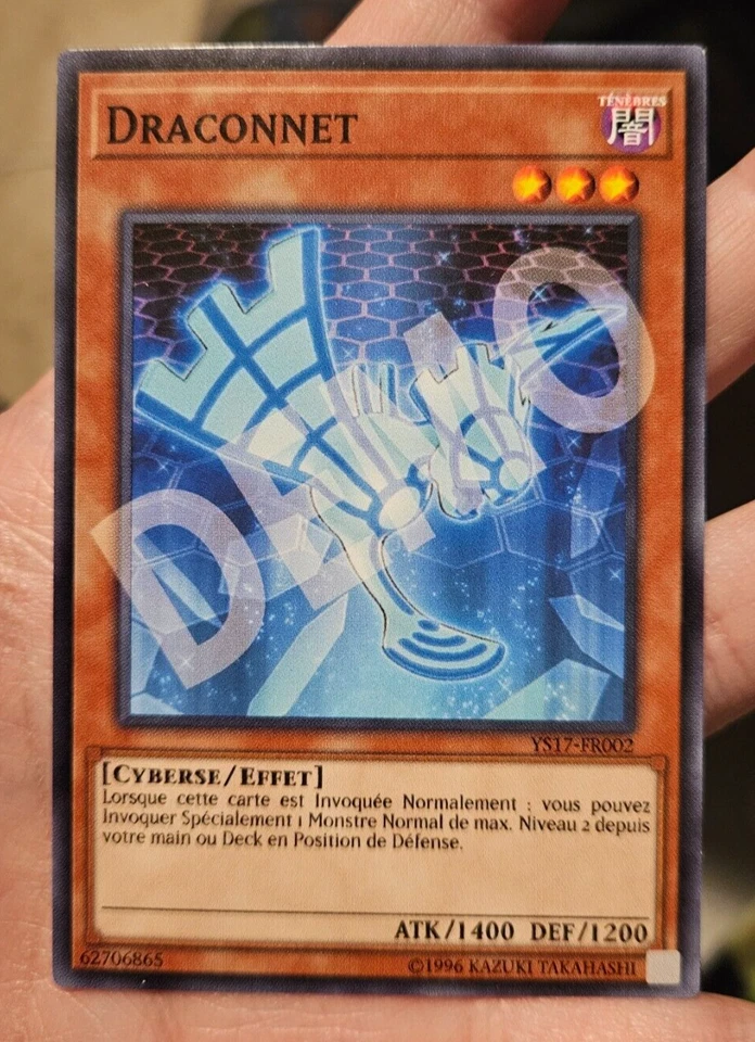 misprint draconnet DEMO french yugioh ys17 error - Image 1 of 1