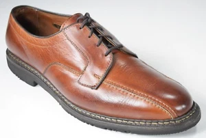 Allen Edmonds Mapleton Men's Size 11 Brown Leather Bicycle Toe Oxfords - Picture 1 of 12