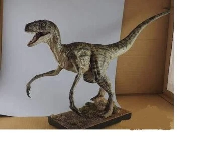 13" tall x 30" Long Big Velociraptor Dinosaur Unbuilt Resin Model Kit none scale - Image 1 of 2