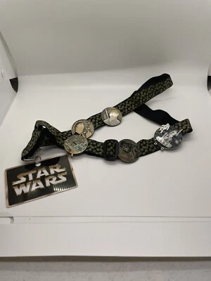 Prendedores comerciales Disney Star Wars 2011 con cordón Fett, Darth, Han & Luke + extra Foto 1 de 3