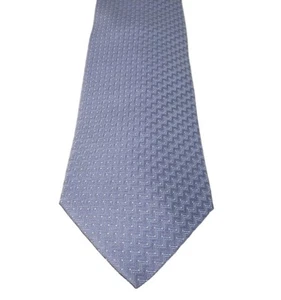Corbata de lujo para hombre GIORGIO ARMANI azul claro + lavanda geo 100 % seda 58 X 3,5" - Imagen 1 de 8