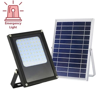 ELEDING SOLAR POWERED LED PROJECTION FLOOD LIGHT ALUMINUM LANDSCAPE DUSK TO DAWN