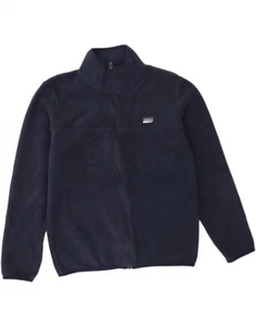 JACK & JONES Mens Fleece Jacket UK 36 Small Navy Blue Polyester BY03 - Picture 1 of 4