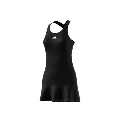 NWT! Adidas Racerback Primegreen Tennis Dress in Black Size: XL - Image 1 of 4