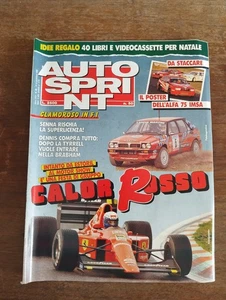 1989 12 18 AUTOSPRINT 18. DEZEMBER 1989 NR. 50 JAHR XXIX MIT POSTER ALFA 75 IMSA - Bild 1 von 6