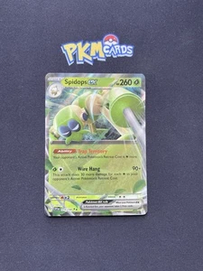 Juego de cartas coleccionables Pokémon Spidops escarlata y violeta 019/198 doble raro casi nuevo. - Imagen 1 de 3
