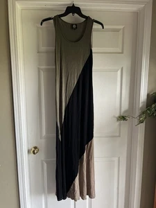 Bobeau Colorblock Neutral Maxi Dress Size XS Soft And Very Stretchy - Bild 1 von 10
