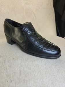 Florsheim VTG Black All Leather Slip On's Beauties - Picture 1 of 17