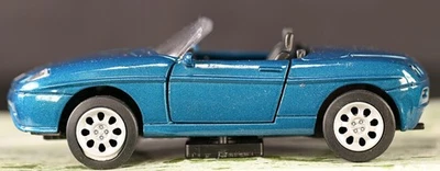 1997 Fiat Barchetta Metallic Blue Cabriolet 1:32 Diecast Speedy Power - Image 1 of 4