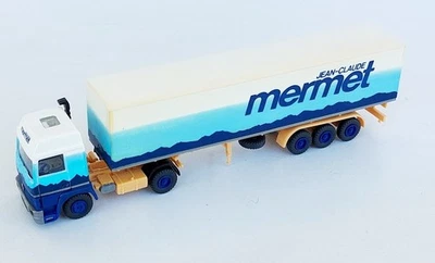 Roskopf 1:87 #743 Renault R370 - truck+trailer JeanClaude Mermet - Immagine 1 di 2