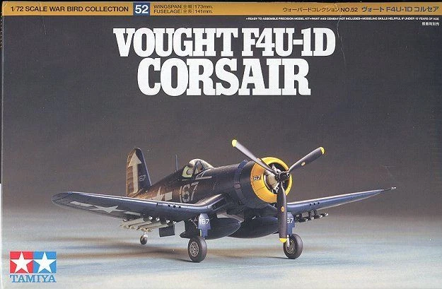 Tamiya 1/72 War Bird Collection N.52 US Navy Vote F4u-1d Corsair Giappone 191220