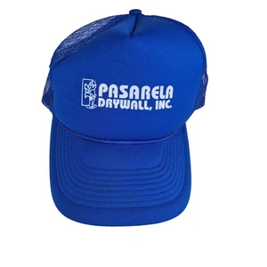 Pasarela Drywall Inc Baseball Cap Blue Truckers Hat - Picture 1 of 6