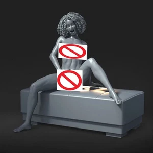 Resin Figur Modellbausatz Sexy NSFW Girl im Maßstab 1:24 unbemalt & unmontiert Spielzeug - Bild 1 von 2