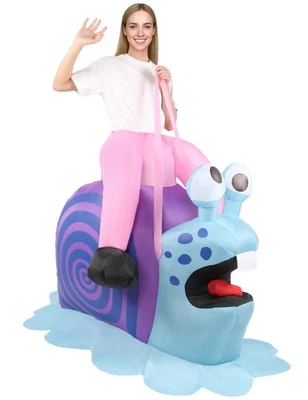 Togake Inflatable Costume Adult Snail Blow Up Costumes for Adults Funny Hallo... - Image 1 of 4