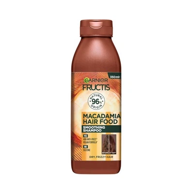 Garnier Fructis Shampoo Cleansing And Smoothing Hair Food Macadamia 350ml - image 1 of 4