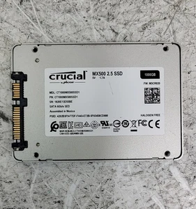 Crucial CT1000MX500SSD1 Hard Drive 2.5" SSD SATA 1TB - Picture 1 of 2