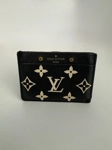 LOUIS VUITTON Porte Carte Muster Bicolor Monogram Interpret Leder Kartenetui - Bild 1 von 10