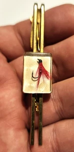 Vintage HICKOK Fishing Lure Tie Clip - Picture 1 of 3
