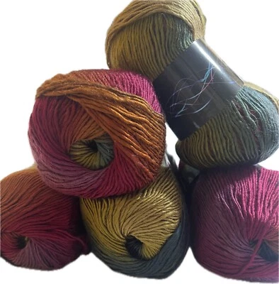 CYGNET, BOHO SPIRIT New 5 x 100 gm Balls Cygnet Boho Spirit Shaded Yarn # FolkAcrylic Aran